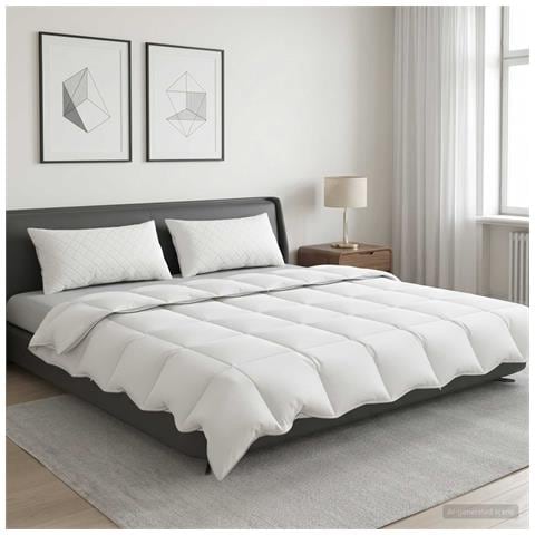 Piumone FULDA 220 x 260 cm Estate 100 GSM 90% piuma d'oca - Foto 2