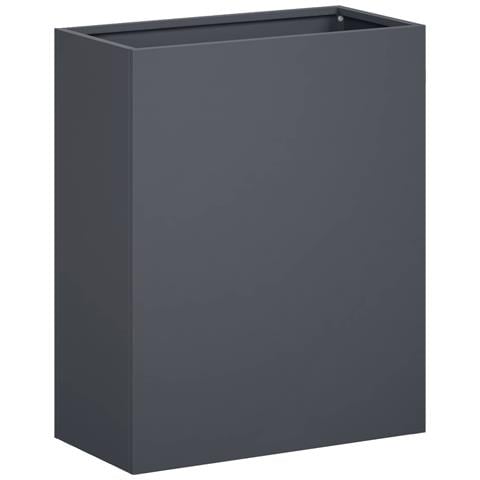 Vaso da giardino Antracite 40 x 20 x 50 cm - Foto 1