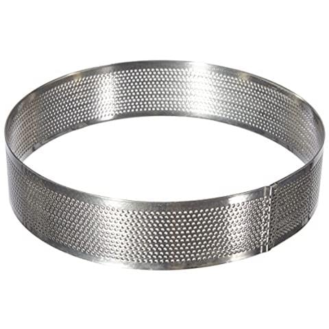 68546 - Stampo per anelli rotondi forati 16x3,5 cm in acciaio inossidabile. - Foto 1