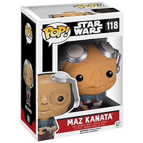 Figura Star Wars Episode Vii Pop Vinyl Bobble Head Figure Maz Kanata No Glasses Limited 9 Cm - Foto 4
