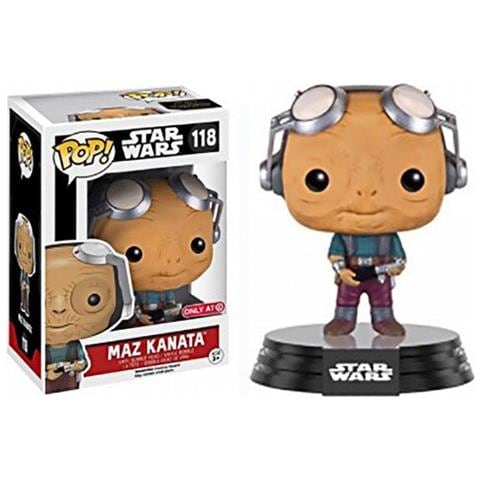 Figura Star Wars Episode Vii Pop Vinyl Bobble Head Figure Maz Kanata No Glasses Limited 9 Cm - Foto 2