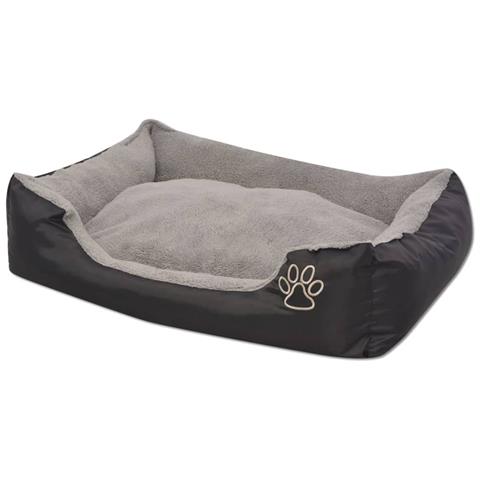 Cuccia Per Cani Con Cuscino Imbottito Taglia S Nero - Foto 2