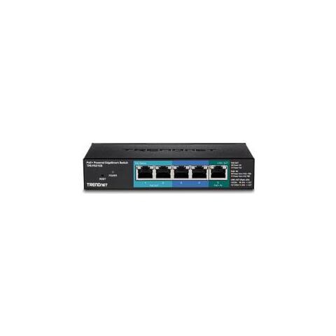 5port Gb Poe+ Powered Edgesmart Switch W / Poe Pass Through (15w) In - Foto 1