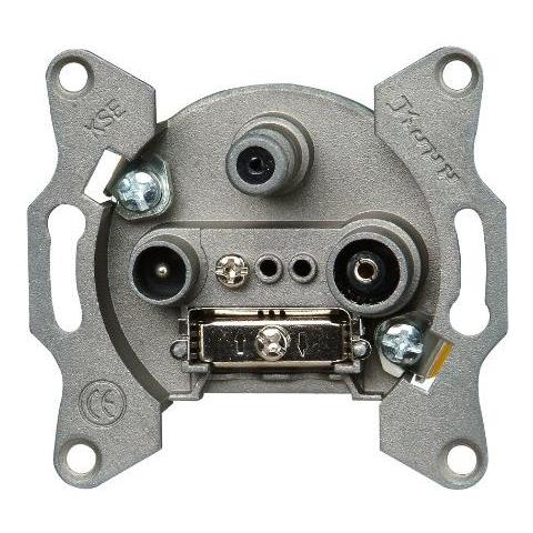 1 Pezzo Frutto Presa Tv-radio-sat Grigio - Foto 2