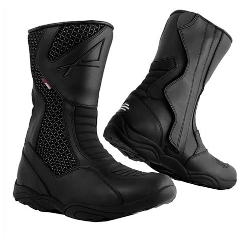 Stivali Stivaletti Moto Impermeabile Touring Turismo Strada Sport Nero 44 - Foto 1