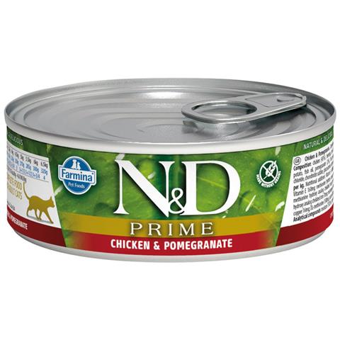 Grain Free Feline 80 Gr Pollo E Melograno - Foto 1