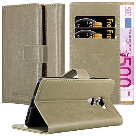 Custodia Compatibile Con Huawei Mate S In Marrone Cappuccino - Coperchio Protettiva Con Chiusura Magnetica, Funzione Stand E Tasca Per Le Carte - Foto 1