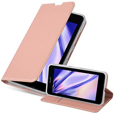 Custodia Compatibile Con Nokia Lumia 640 In Classy Oro Rosa - Coperchio Protettiva Con Chiusura Magnetica, Funzione Stand E Tasca Per Le Carte - Foto 1