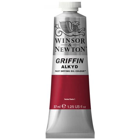 Colore Ad Olio Rapida Essiccazione Griffin Alchidici 37 Ml Permanente Alizarina Cremisi - Foto 1
