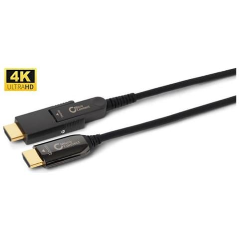 Cavo Hdmi Optic Fiber Type A - Hdmi Type D Con Adattatore Hdmi Type A, 30m - Foto 2
