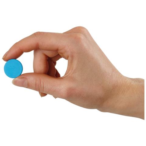 61666 magnete per frigorifero Neodimio, Silicone Blu, Verde, Grigio, Arancione 10 pz - Foto 2