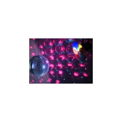 Mirror ball set 30cm with pinspot, Multi, 30W, 230V, 160 x 150 x 170 mm, 1 kg - Foto 4