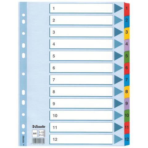 Mylar Indices & Dividers, Multicolore, A4 - Foto 1