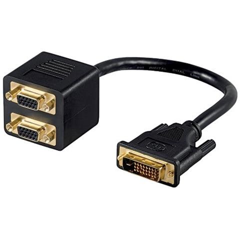 MMK ADAP 12+5 DVI-I > 2x SVGA DVI M 2x SVGA F Nero cavo di interfaccia e adattatore - Foto 2