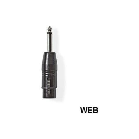 COTP15940BK cavo di interfaccia e adattatore XLR 3-Pin Female 6.35 mm Male Nero - Foto 1