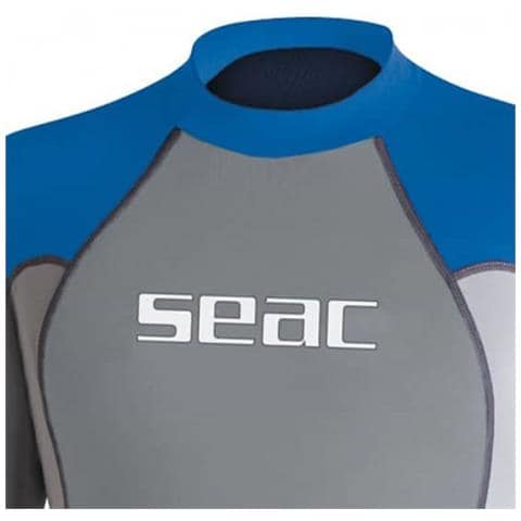 Seac Rash Guard Short Evo Kid Blu 10 - 11 Anni - Foto 2
