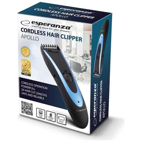 EBC004 regolabarba Batteria 24 2,4 cm Nero, Blu - Foto 2