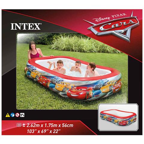 Piscina Multicolore Cars Swim Center 262x175x56 Cm - Foto 2
