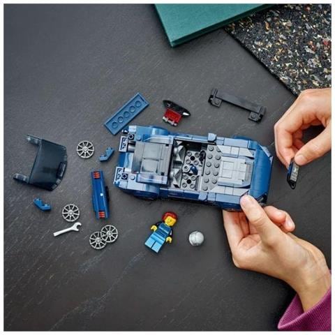 Gioco per Bambini Auto Sportiva Ford Mustang Dark Horse Speed Champions - Foto 4