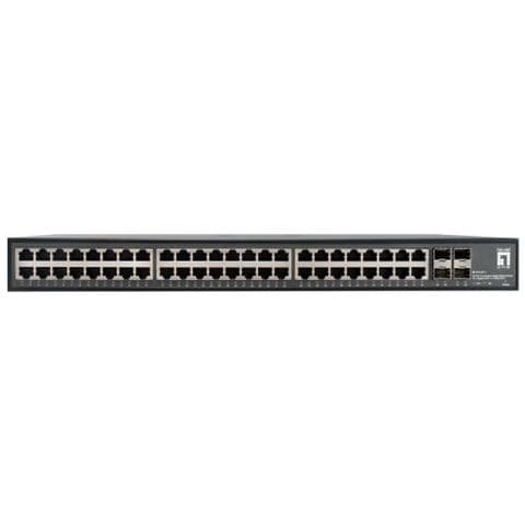 Switch Gigabit Ethernet non gestito GTU-5211 a 52 porte, 48 Gigabit RJ45, 4 SFP+ 10GbE - Foto 2