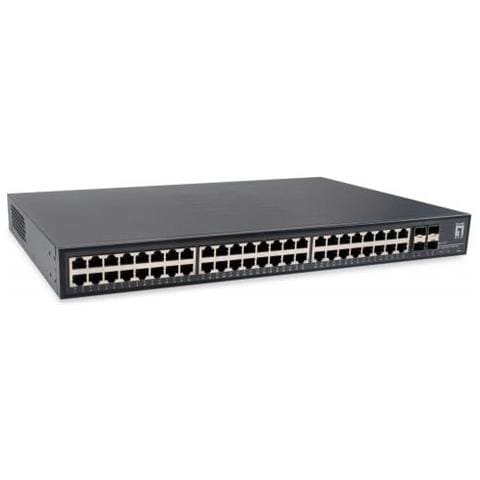 Switch Gigabit Ethernet non gestito GTU-5211 a 52 porte, 48 Gigabit RJ45, 4 SFP+ 10GbE - Foto 1
