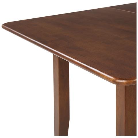 Tavolo Da Pranzo Estensibile Masela Marrone Scuro 90/120 Cm 60 Cm Legno - Foto 2