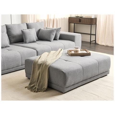 Poggiapiedi Tessuto Grigio Torpo - Foto 1