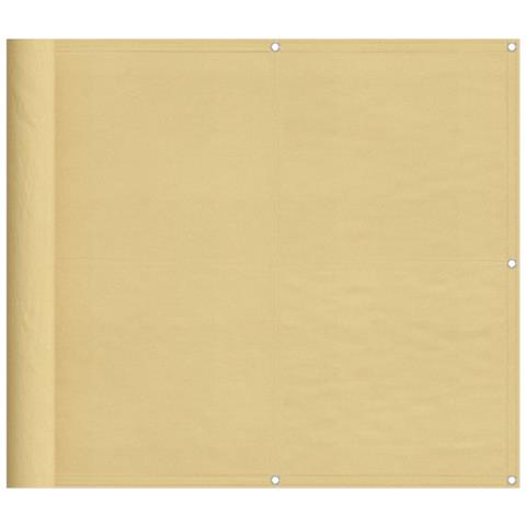 Paravento Da Balcone Sabbia 90x400 Cm 100% Poliestere Oxford - Foto 2