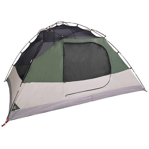 Tenda Da Campeggio A Cupola Per 4 Persone Verde Impermeabile - Foto 10