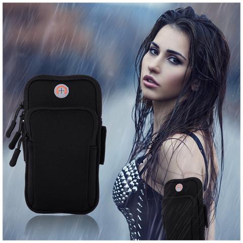 Borsa Da Braccio Per Cellulare Sportiva E Da Corsa Black S - Foto 2