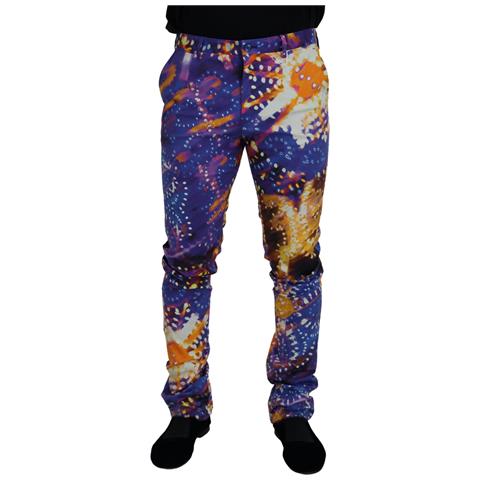 Jeans In Denim Con Stampa Luminary In Cotone Multicolor - It50 - L - Foto 1