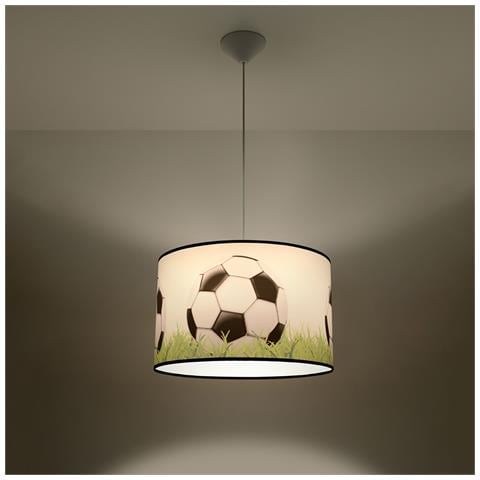 Lampada A Sospensione Football C 40 Sl. 1429 - Moderno Lampade A Sospensione Bianco /nero /verde 82x40x40 Cm - Foto 8