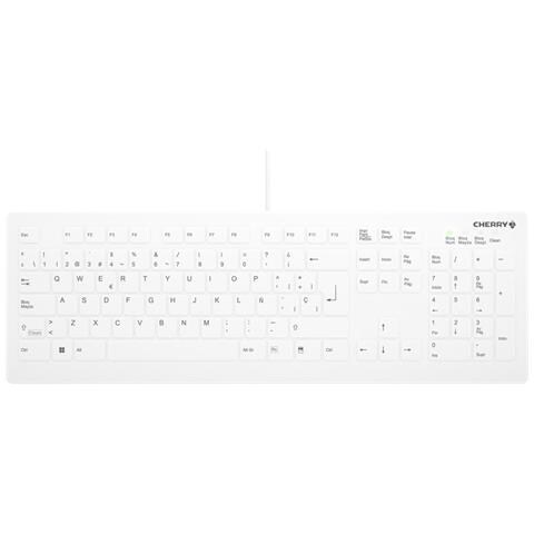 Tastiera USB 7061117027727  (Layout Spagnolo) Colore Bianco - Foto 1