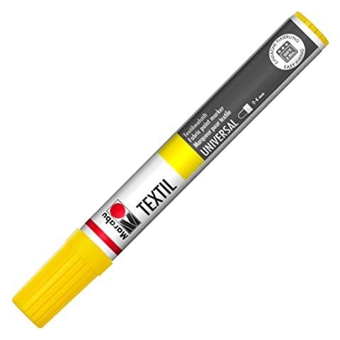 Pennarello ""textil Painter"" - Con Punta 2-4mm - Colore Giallo 019 - Foto 1