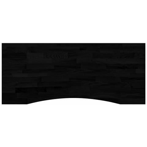 Piano Scrivania Marrone Scuro 120x50x2,5 Cm In Rovere Massello - Foto 2
