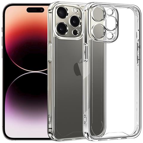 Custodia Anti-shock Armor Trasparente Con Bordi Rinforzati E Protezione Fotocamera Per Iphone 14 Pro Max 8,04x1,06x16,35 Cm. Colore Trasparente - Foto 1
