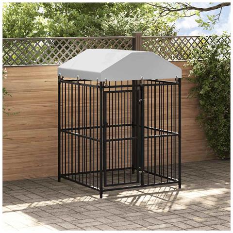 Lusso Casadino -  Canile Da Esterno Con Tetto 120x120x150 Cm - Foto 8