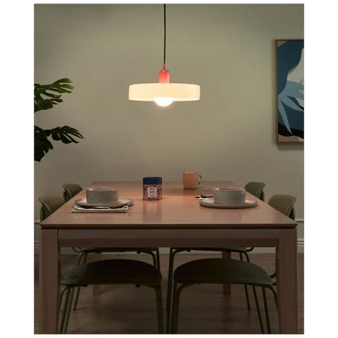 Lampadario Paala Vetro Bianco - Foto 1