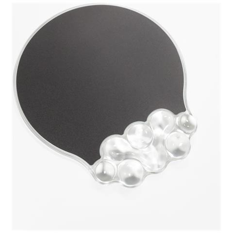 Tappetino Per Mouse In Silicone Trasparente: Comfort Ergonomico Per Il Tuo Polso Black&white - Foto 1