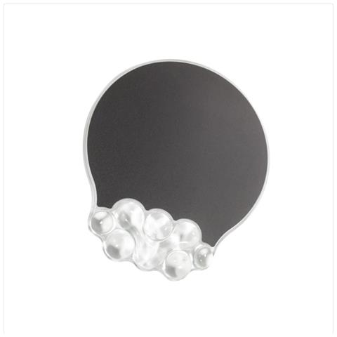 Tappetino Per Mouse In Silicone Trasparente: Comfort Ergonomico Per Il Tuo Polso Black&white - Foto 2