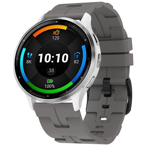 Cinturino In Silicone Universale Compatibile Con Samsung, Huawei E Garmin Grey 22 Mm - Foto 2
