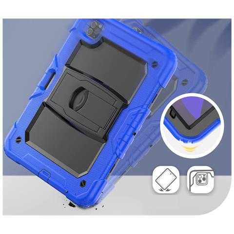 Custodia Per Ipad Air 5/4/pro 11"" Supporto E Alloggiamento Per Stilo Blu - Foto 4