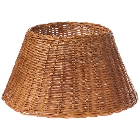 Copri Base Per Albero Di Natale Flocon Rattan Naturale 47 Cm - Foto 2