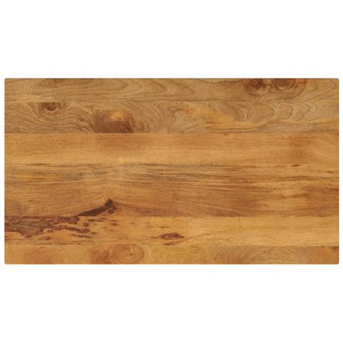 Piano Tavolo 100x50x2,5 cm Rettangolare Legno Massello di Pino - Foto 1