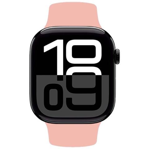 Bracciale Per Apple Watch 38 / 40 / 41 / 42mm In Silicone Liquido, Rosa - Foto 3