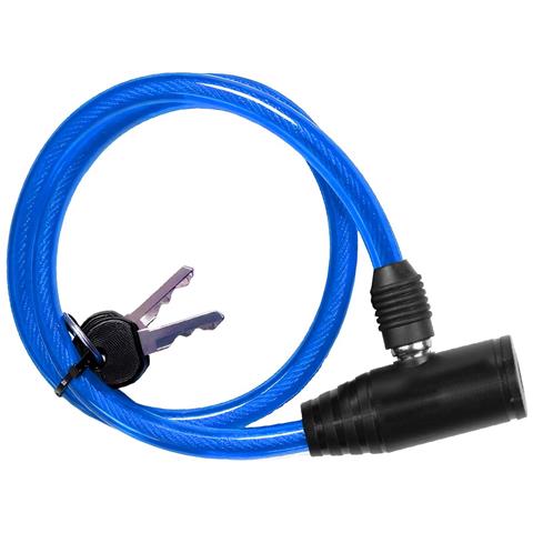 Cavo Antifurto Compatto A Testa Tonda Con Serratura A Chiave Per Biciclette E Monopattini - Foto 1