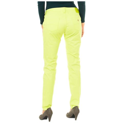 Pantalone Lungo In Tessuto Elasticizzato 3y5j06-5nxyz Donna - Foto 2