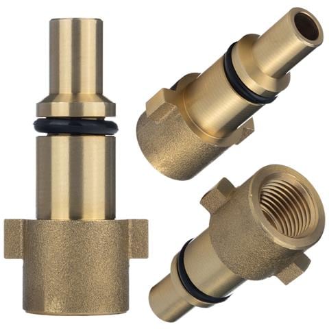 Adattatore Bayonet Per Idropulitrice - Compatibile Con Lavor E Nilfisk | Mosiadzo, 1/4"" Filettatura, 160bar | Accessori Pulizia - Foto 1