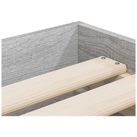Telaio del letto con storage con cassetto Grigio Cemento - Foto 2