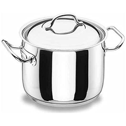 72120 - Padella professionale in acciaio inox da 20 cm con coperchio - Foto 1